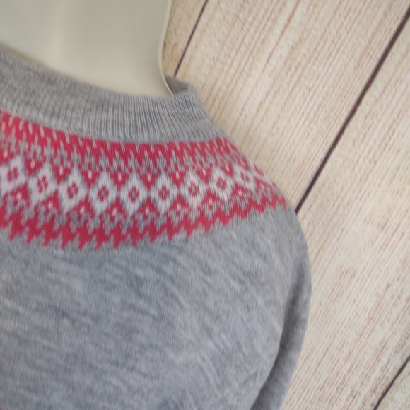 Rockin Around Christmas  Sweater dress Sheep Bell Gray Nordic Ugly Sweater XXL - Picture 7 of 13